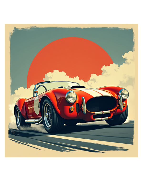 Racing Cobra Poster