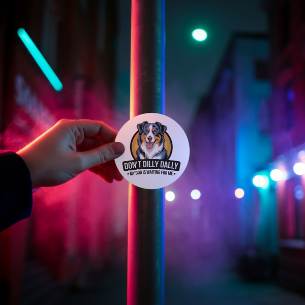Dilly Dally Aussie Sticker