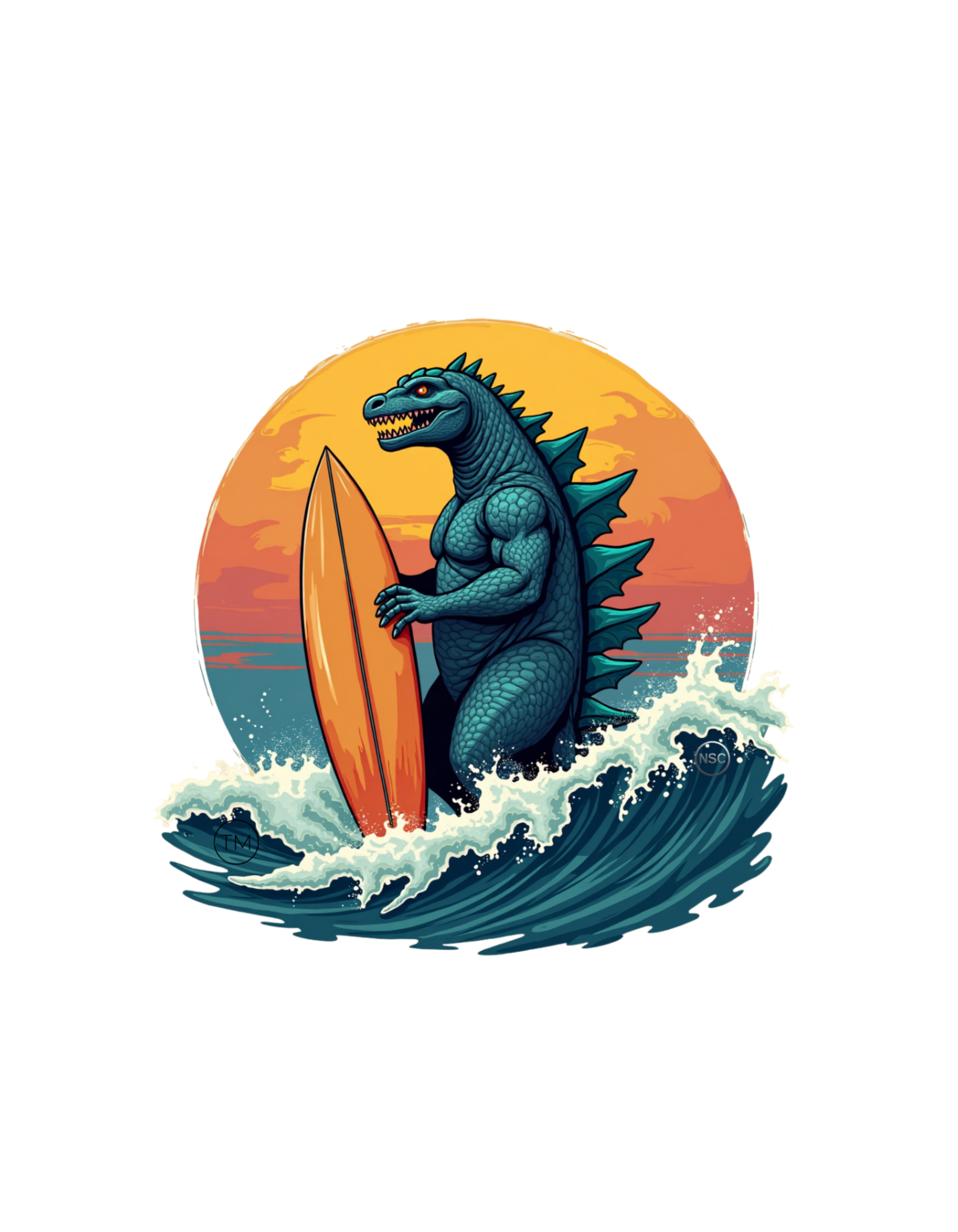 GogoGodzilla surf T