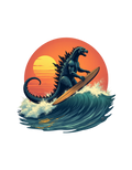 Retro Godzilla T shirt
