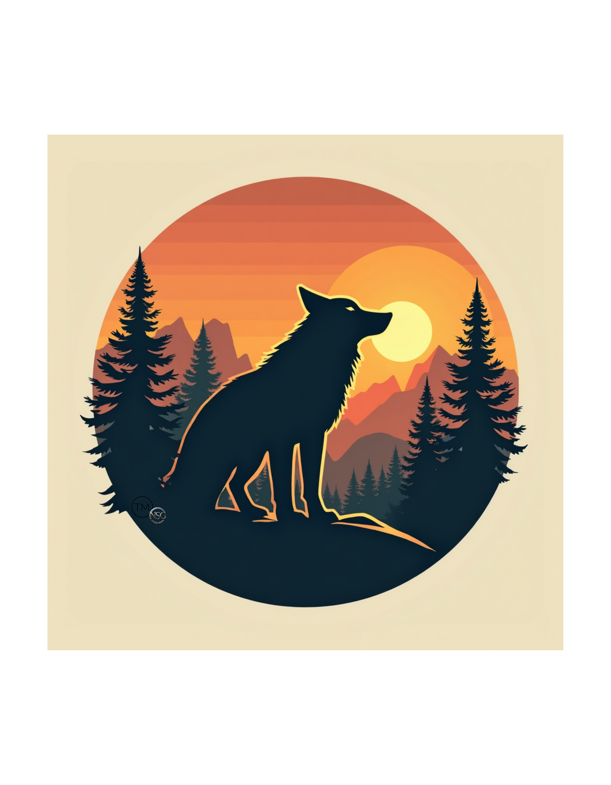 Wild Wolf Poster