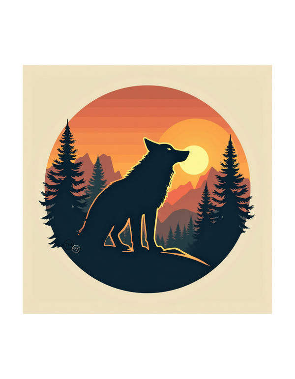 Wild Wolf Poster