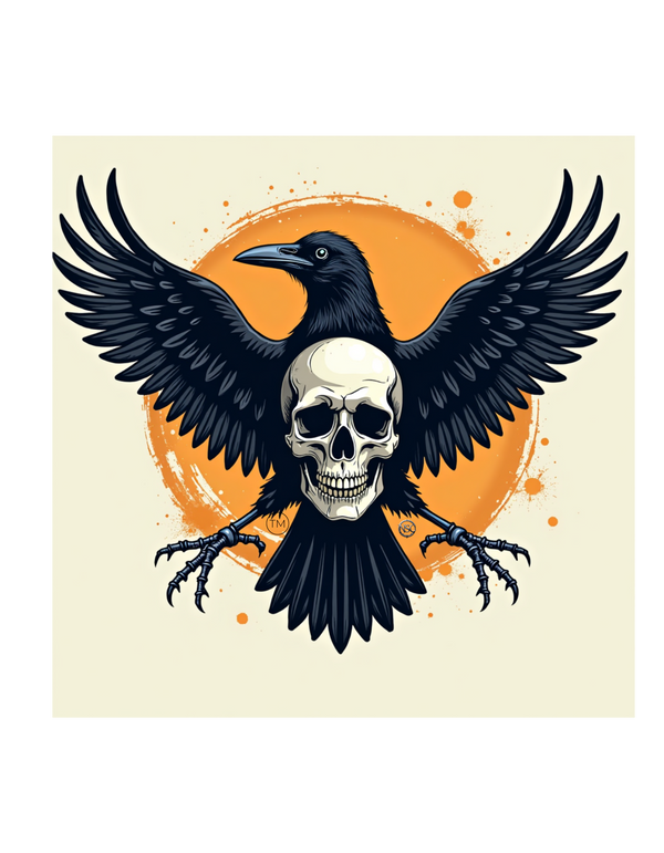 Crow sun poster
