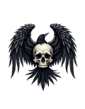 Crow skull t shirt