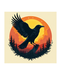 Wing spread Crow poster