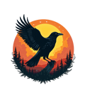 Winged Crow T shirt
