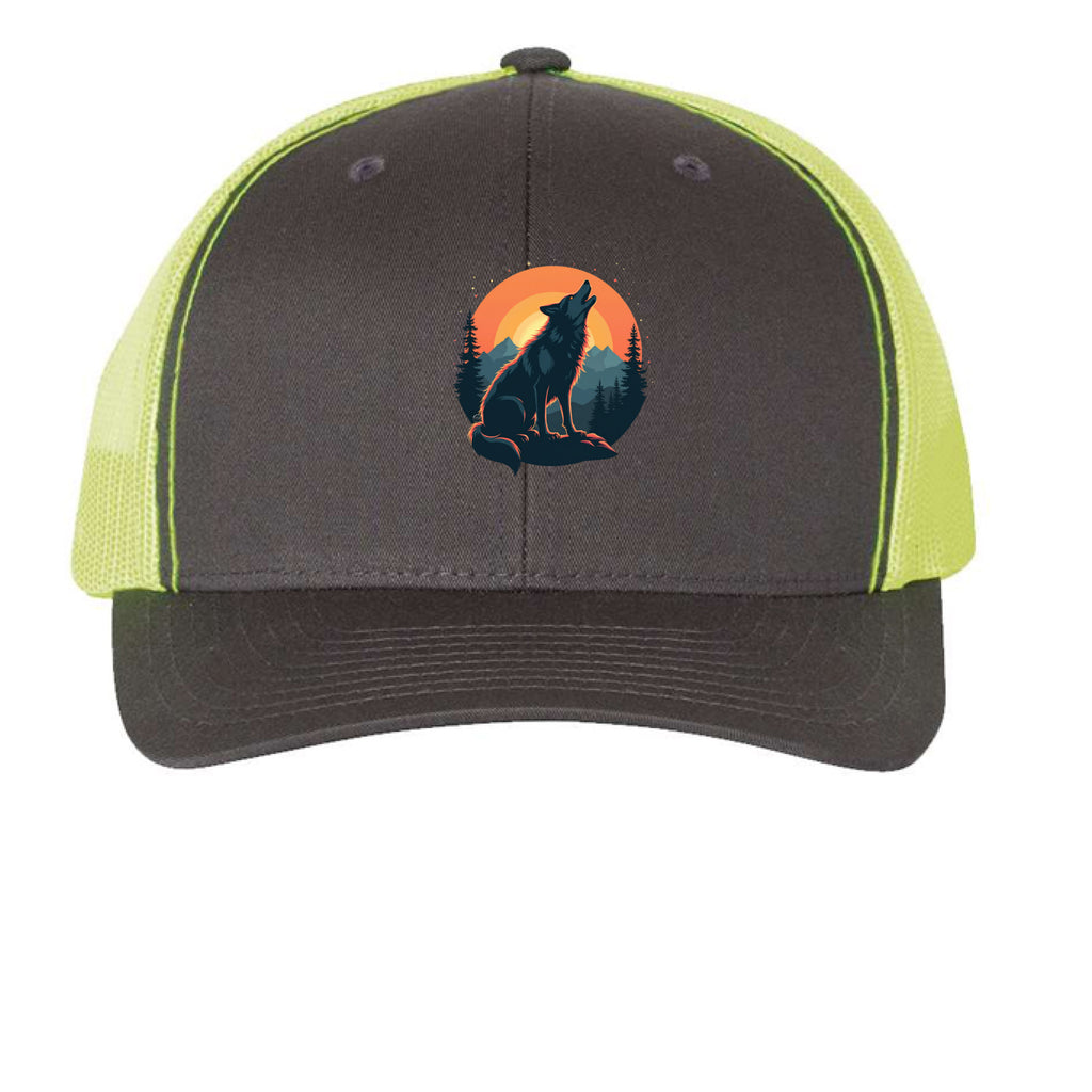 Charcoal/ Neon Green - FRONT