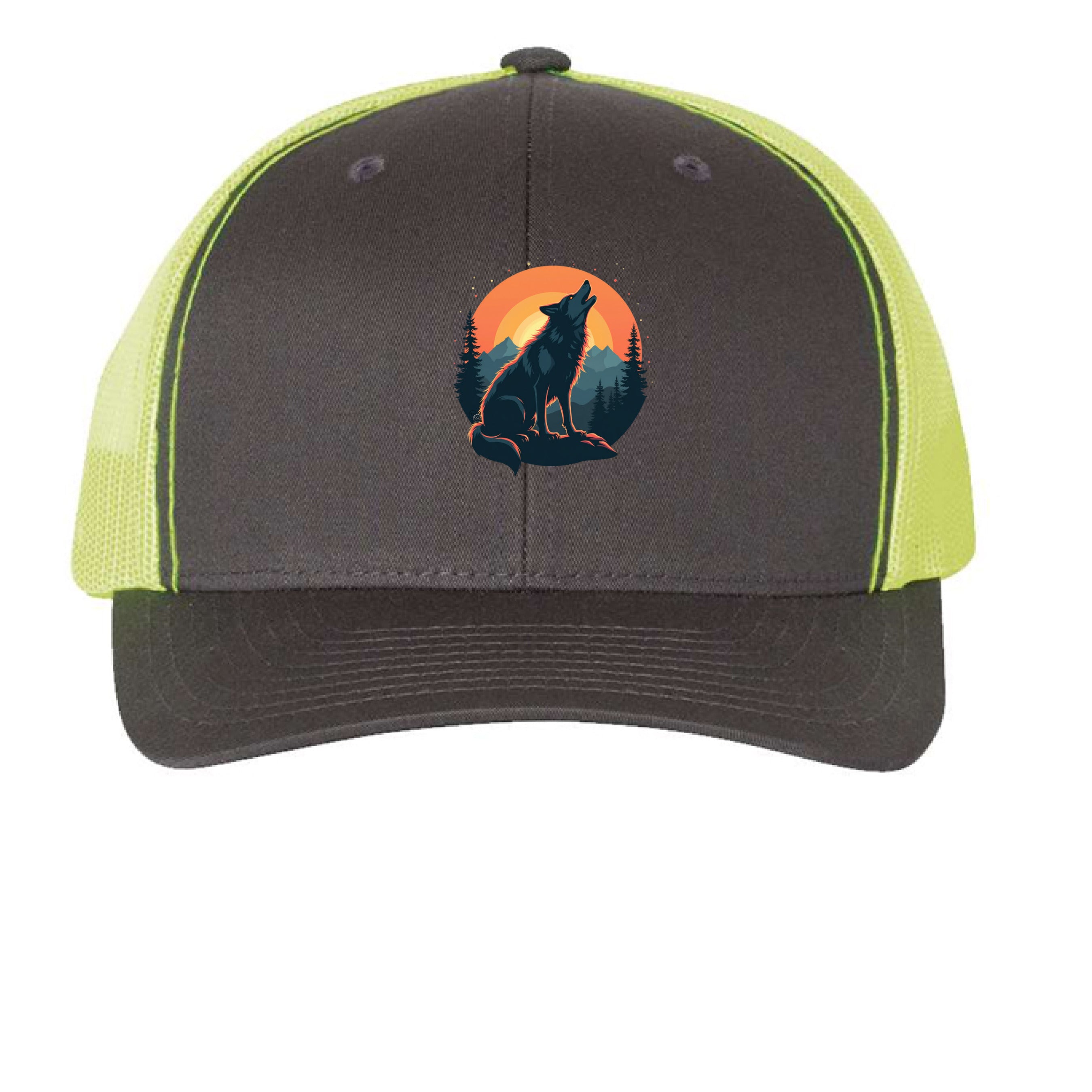 Charcoal/ Neon Green - FRONT
