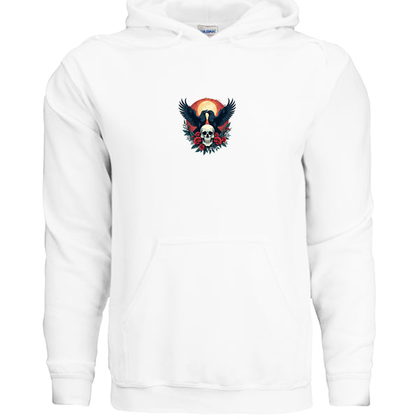 Crow With Roses Hoodie