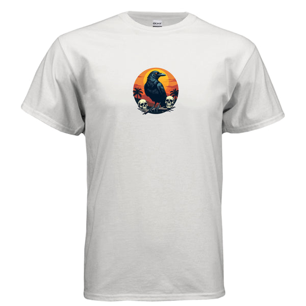 Crow With Skull T-Shirt